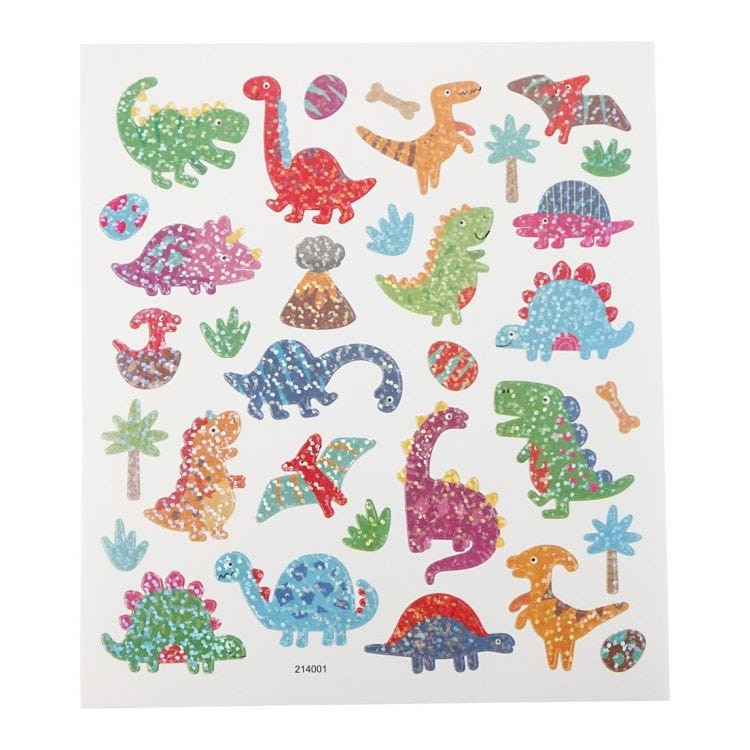 Klistermärken Dinosaurier