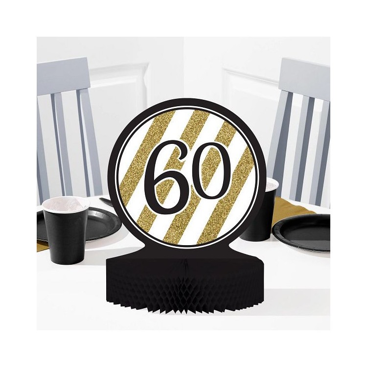 Bordsdekoration 60 år bild 2