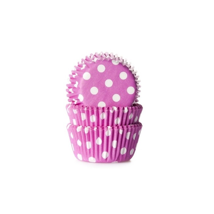 Muffinsformar Mini Rosa Dots