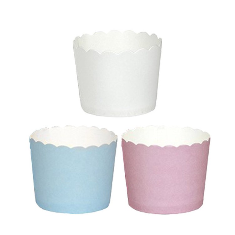 Muffinsformar och papperssugrör blå/turkos