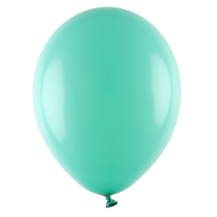 10-pack Mintgrön Metallic Standardballonger