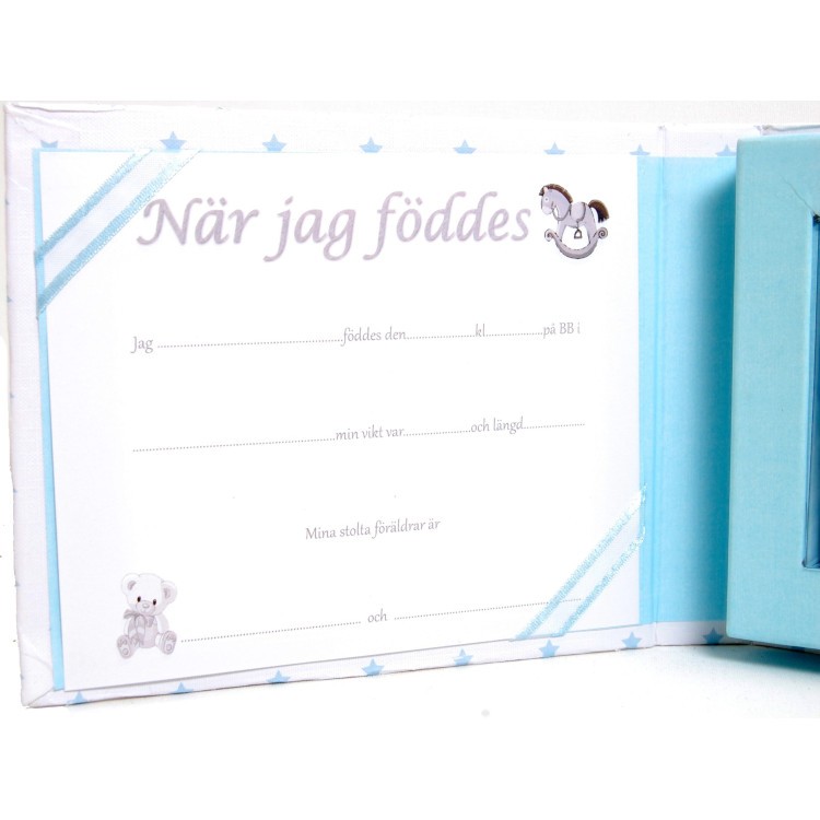 Mitt första avtryck Ljusblå bild 3