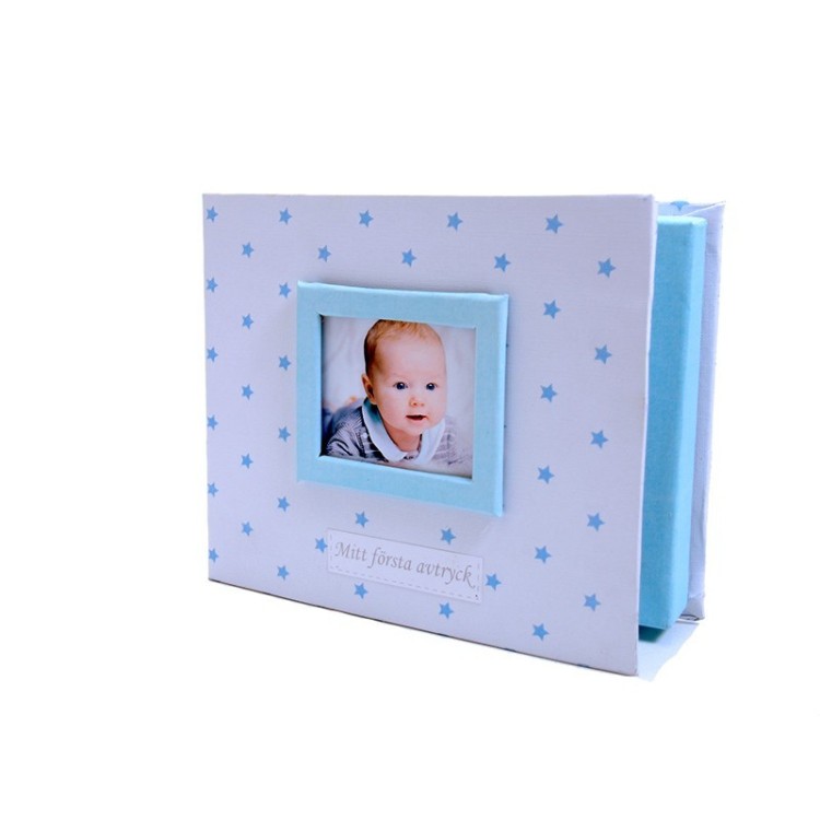 Mitt första avtryck Ljusblå