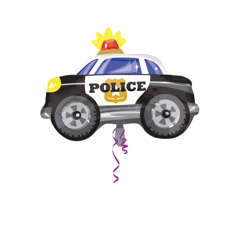 Folieballong Polisbil