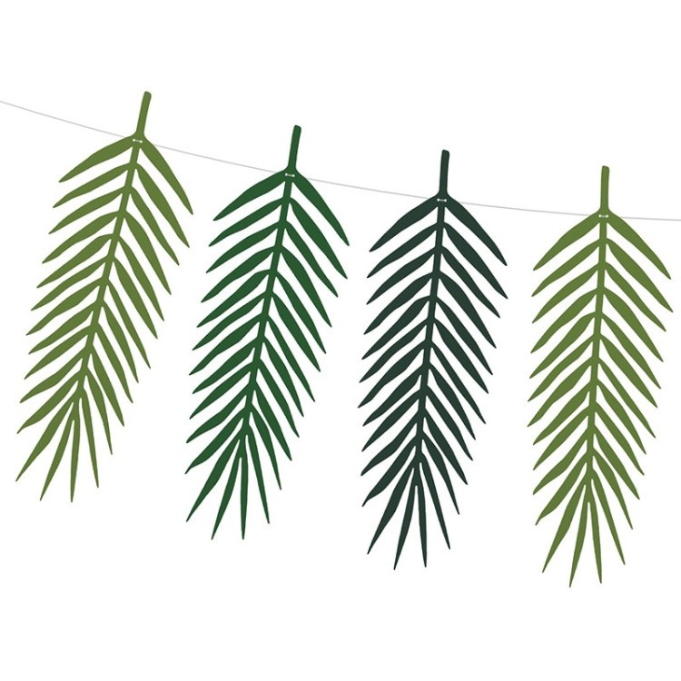 Girlang Aloha Tropiska blad bild 2