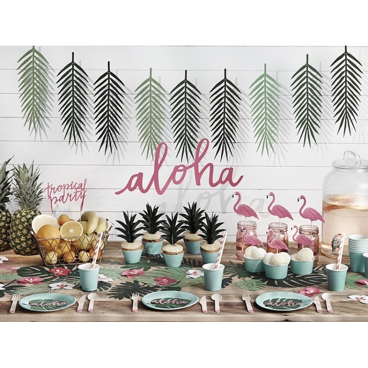 Girlang Aloha Tropiska blad bild 3
