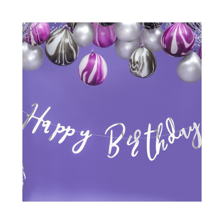 Happy Birthday Silver Girlang bild 2