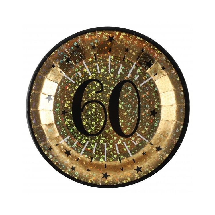 Papperstallrikar Sparkling 60 år