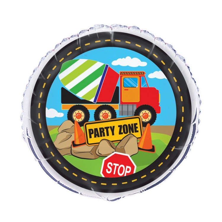 Folieballong Byggbilar