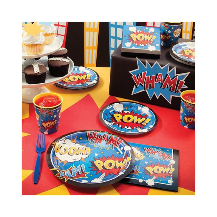 Kalaspaket Superhjältar Enkel 8 pers