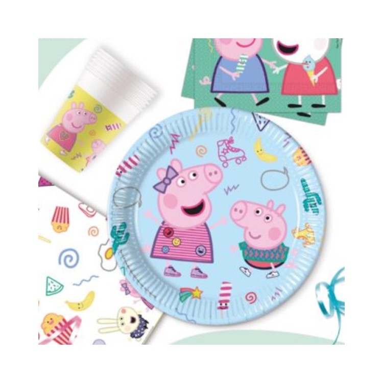 Kalaspaket Peppa Pig Enkel 8 pers