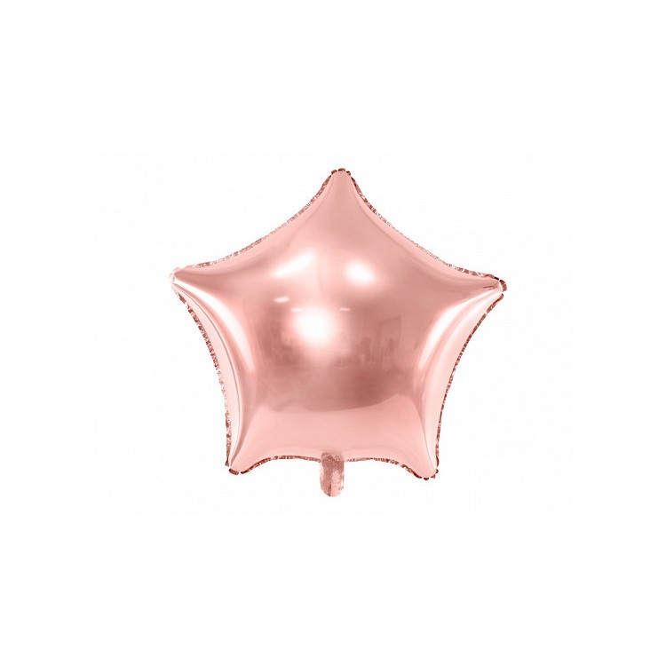 Folieballong Stjärna Rosé bild 3