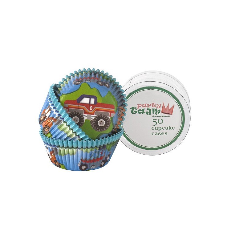 Muffinsformar Byggbilar