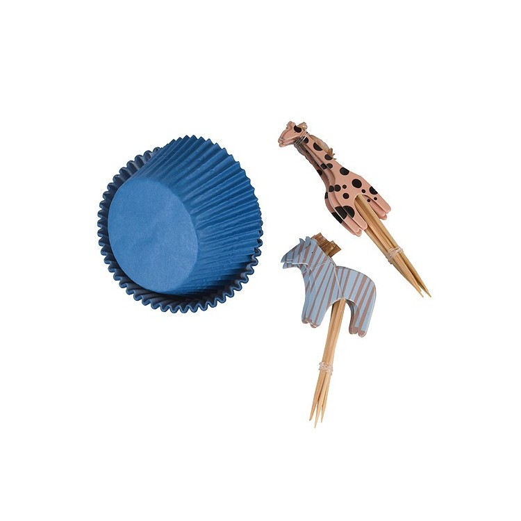 Muffinsformar Giraff & Zebra