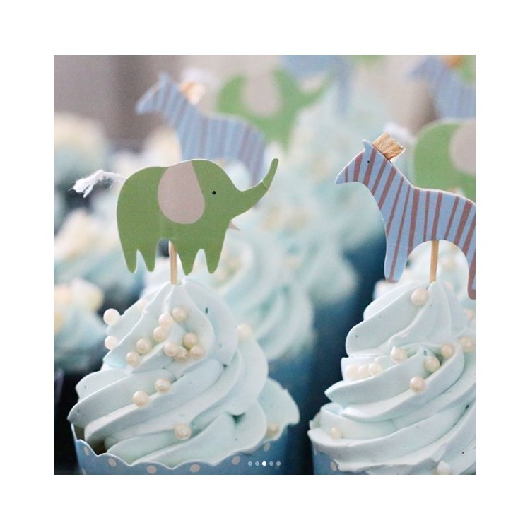 Muffinsformar Giraff & Zebra bild 2