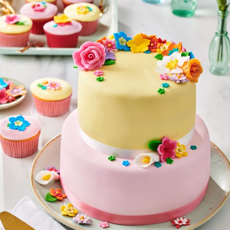 Sockerpasta, Sugarpaste Pastell Mix bild 3