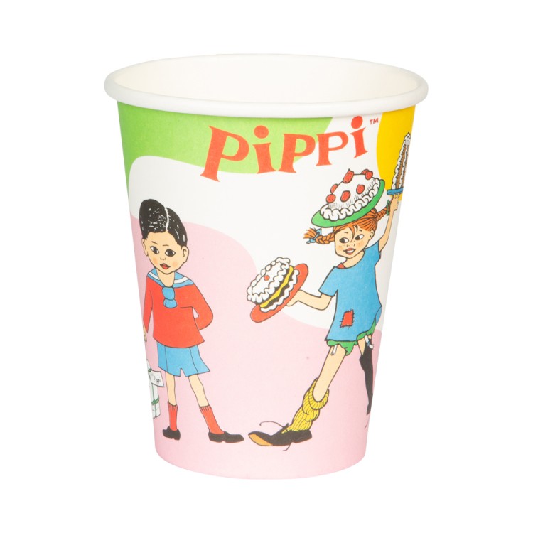 Pappersmuggar med Pippi Långstrump - 8-pack bild 4
