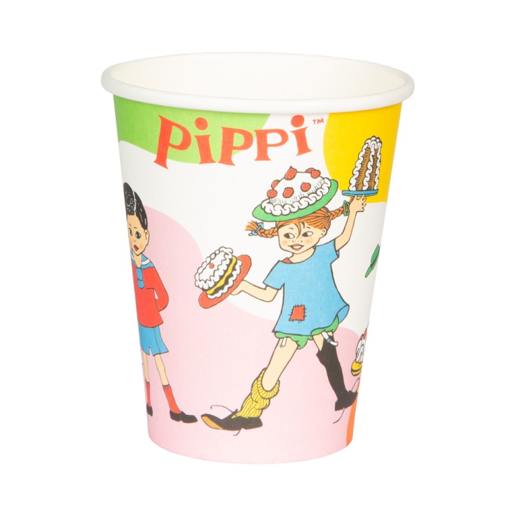 Pappersmuggar med Pippi Långstrump - 8-pack