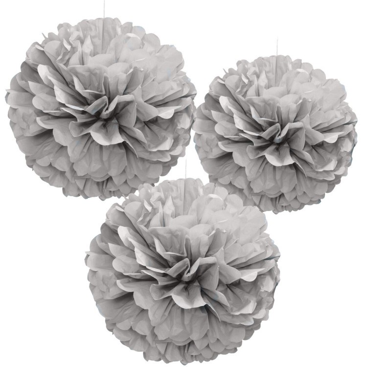 Pom Pom Soft Grå 3-pack