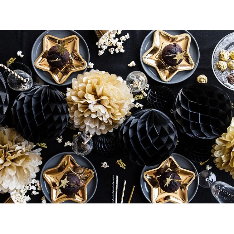 Pappersassietter Stjärna Guld bild 3