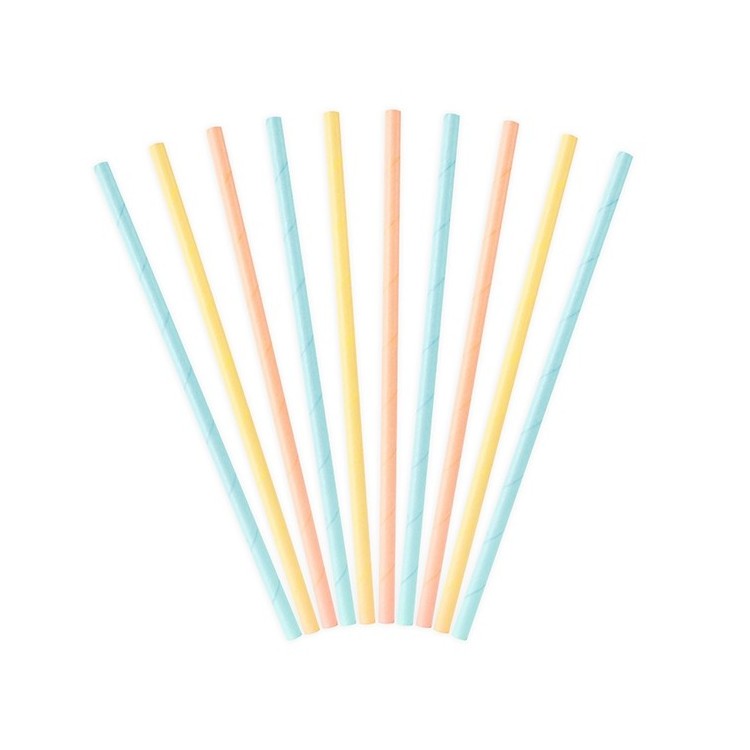 Papperssugrör Pastell bild 2