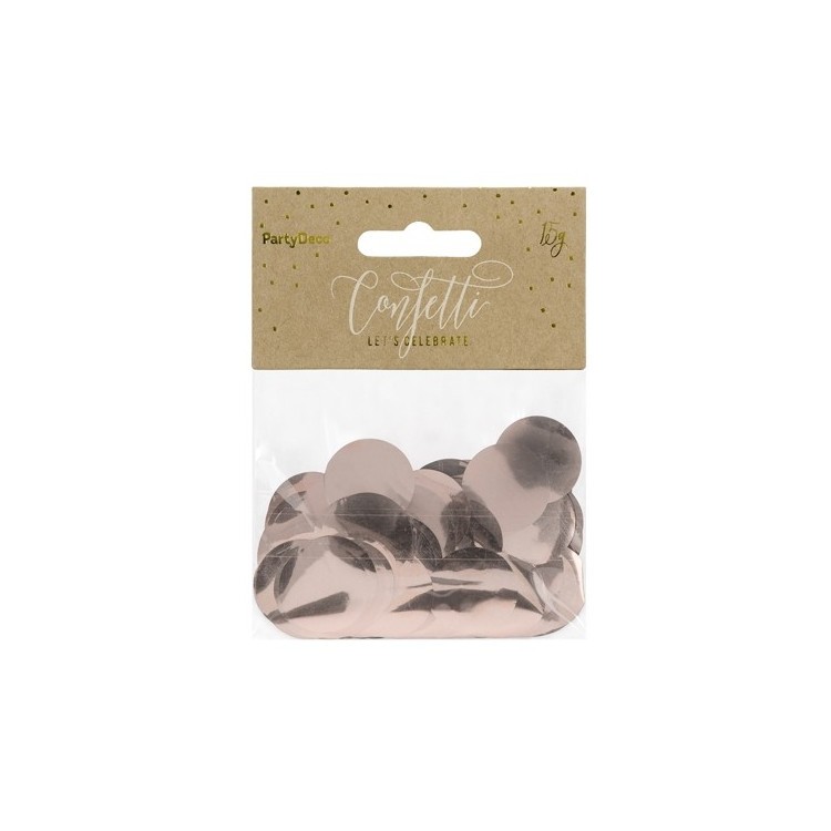Konfetti Cirklar Rosé