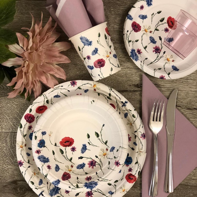 Papperstallrikar Svensk Sommar bild 3