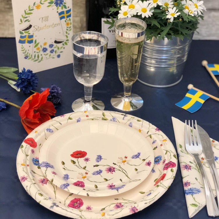 Papperstallrikar Svensk Sommar bild 2