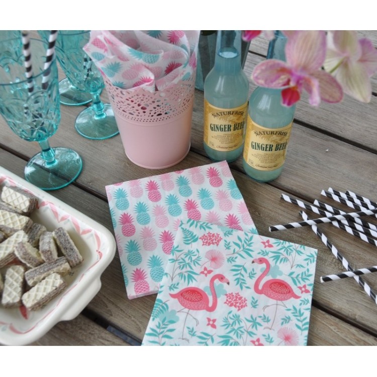 Servetter Flamingo bild 2