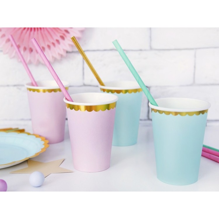 Mugg Rosa med Guldkant bild 2