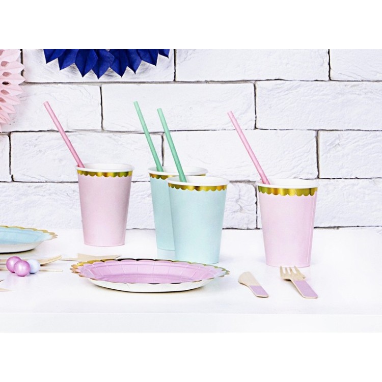 Mugg Rosa med Guldkant bild 3