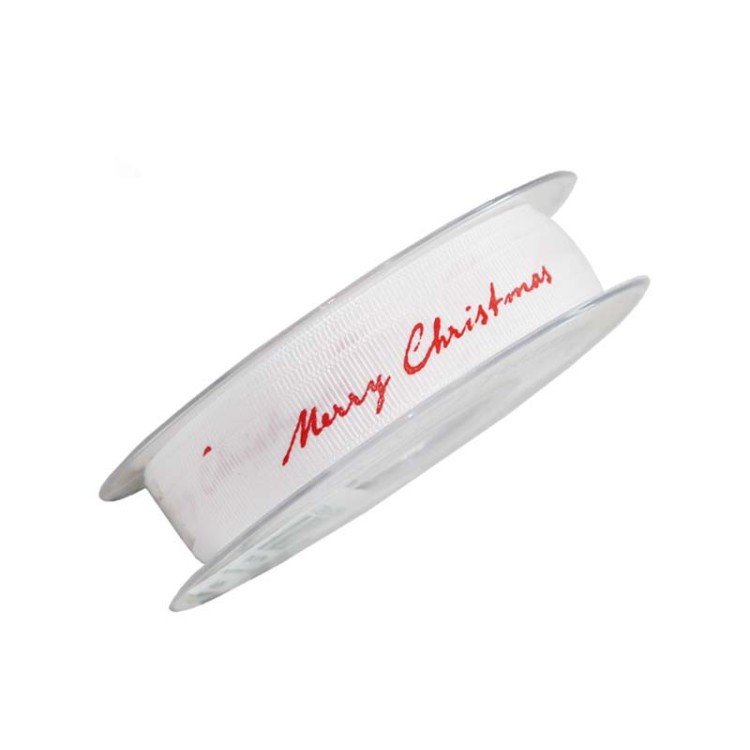 Presentband Merry Christmas Vitt bild 2