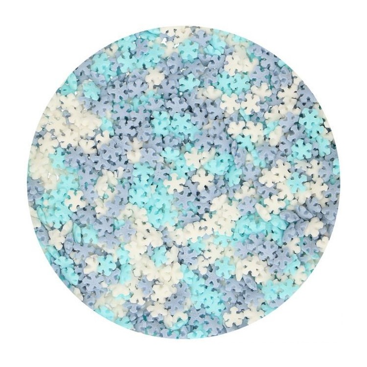 Strössel Snöflingor Mix