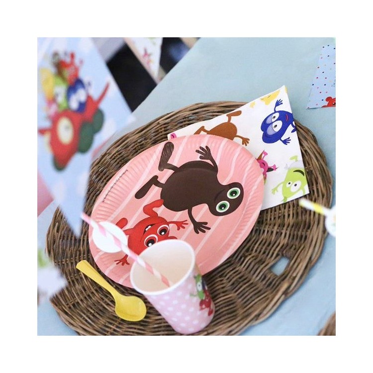 Kalaspaket Babblarna Ljusblå Enkel 8 pers bild 2