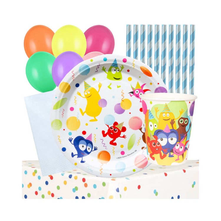 Kalaspaket Babblarna Ljusblå Enkel 8 pers bild 3