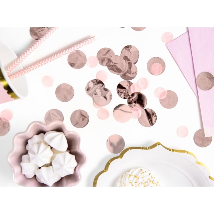 Pappersassietter Vita med Guldkant bild 4