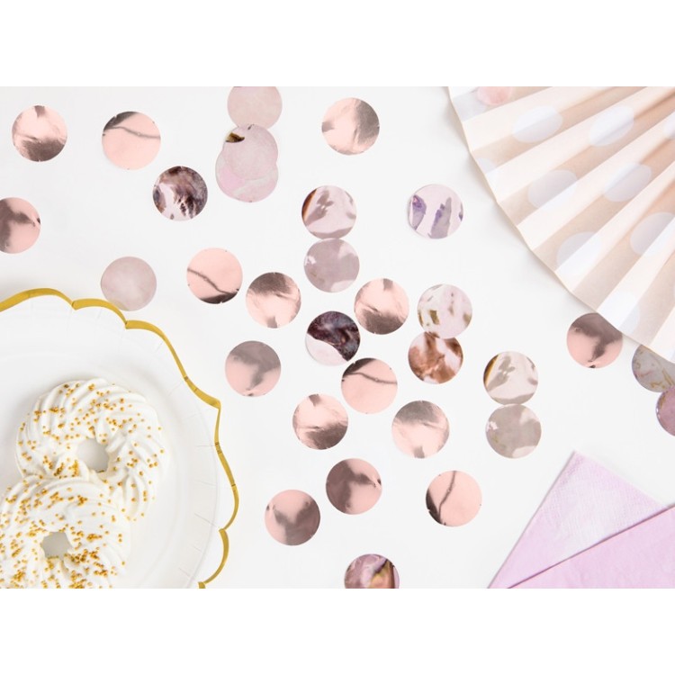 Pappersassietter Vita med Guldkant bild 3