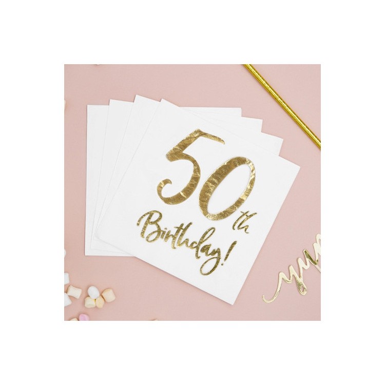 Servetter Vita 50 år bild 3