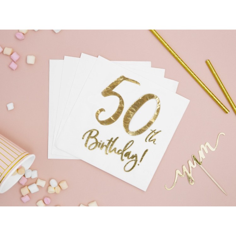 Servetter Vita 50 år bild 2