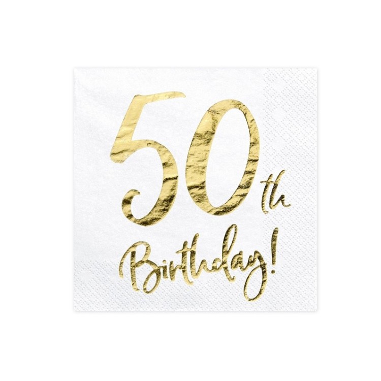 Servetter Vita 50 år