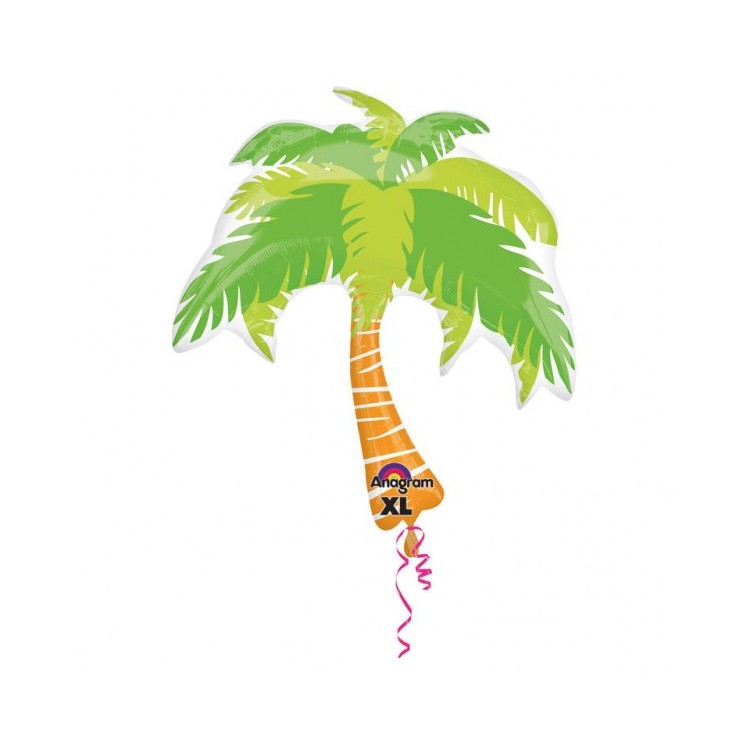 Folieballong Palmträd