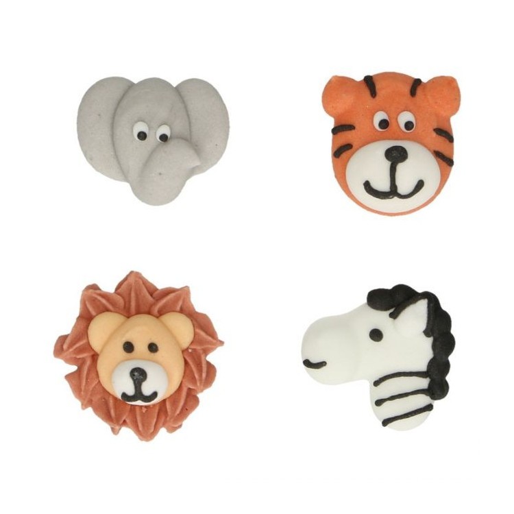 Sockerdekorationer Safaridjur