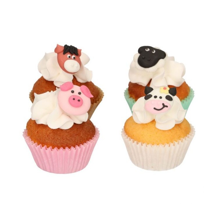 Sockerdekorationer Bondgårdsdjur