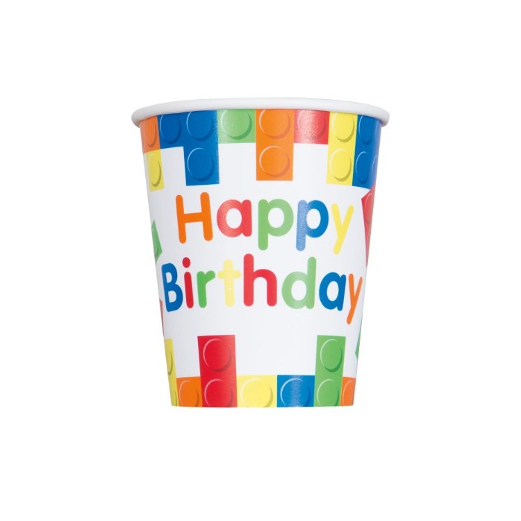 Pappersmuggar Lego Happy Birthday