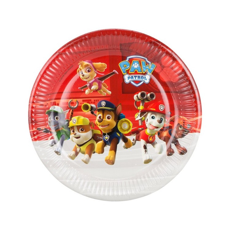 Papperstallrikar Paw Patrol Kalas