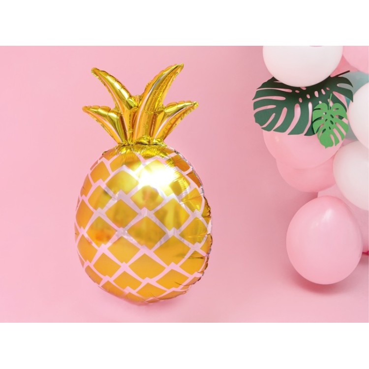 Folieballong Ananas Guld