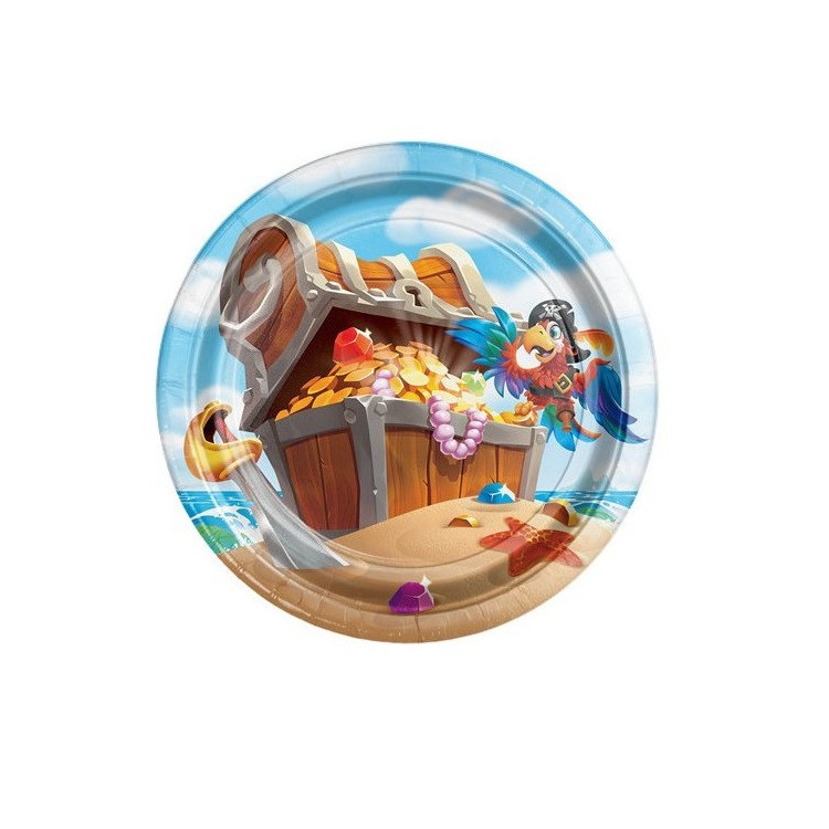 Piratskatt Pappersassietter