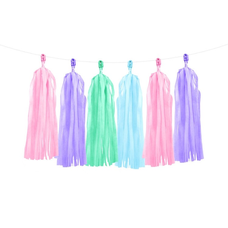 Girlang Tassels Pastell