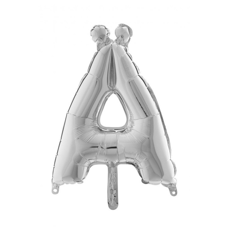 Bokstavsballong Silver 35 cm bild 29