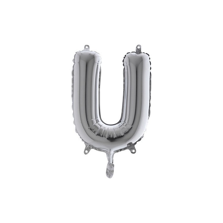 Bokstavsballong Silver 35 cm bild 22
